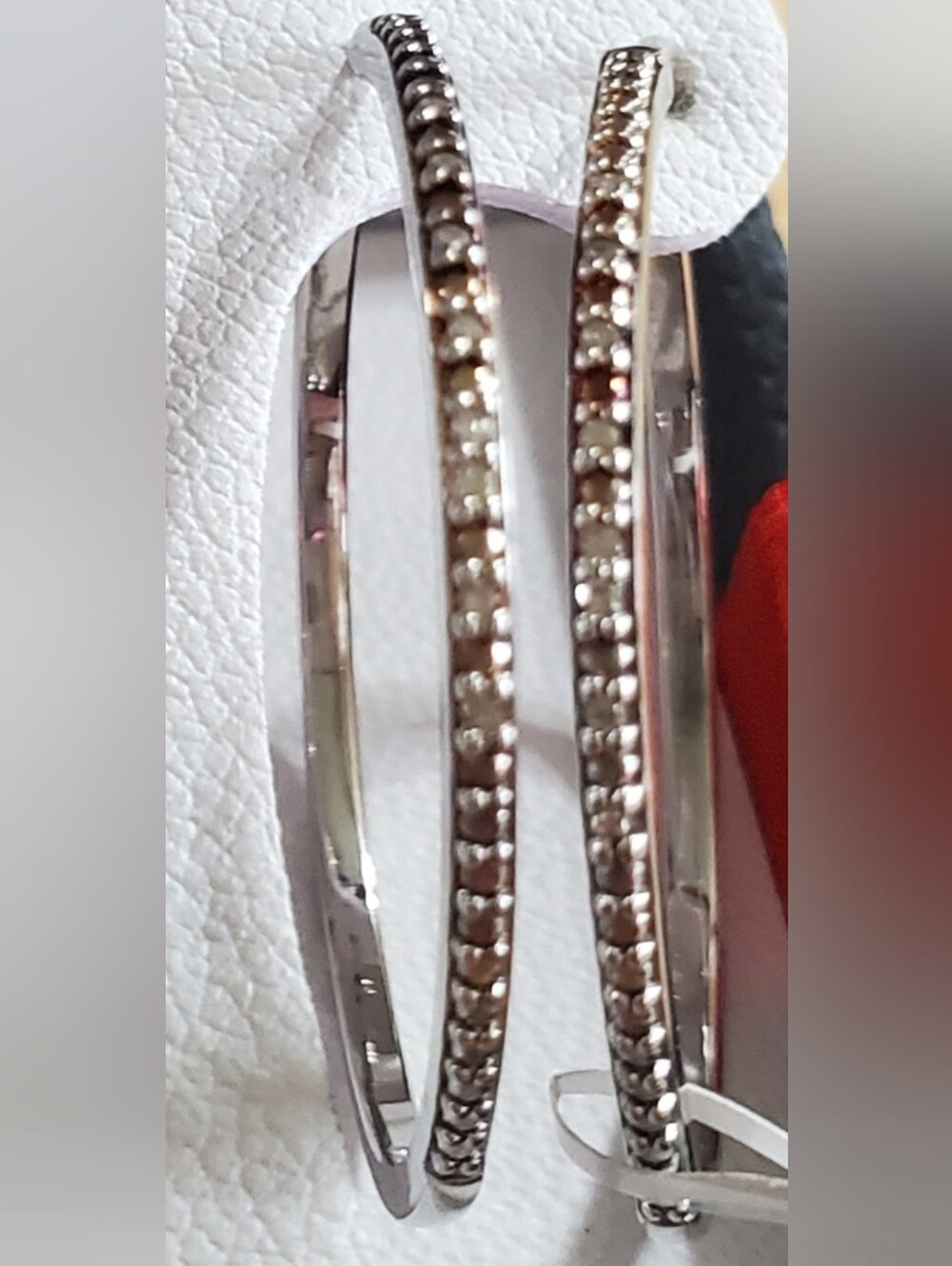 NWT Sterling Silver and Gold-Tone Hoop Earrings Set - Picture 6 of 8